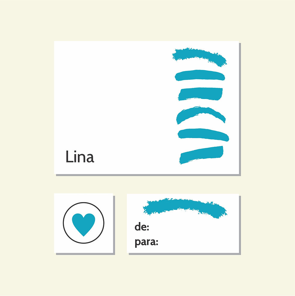 Miniatura: cartão abstrato azul