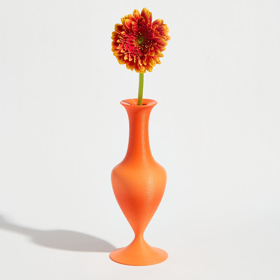 Thumbnail: Femina Vase - Coral Orange