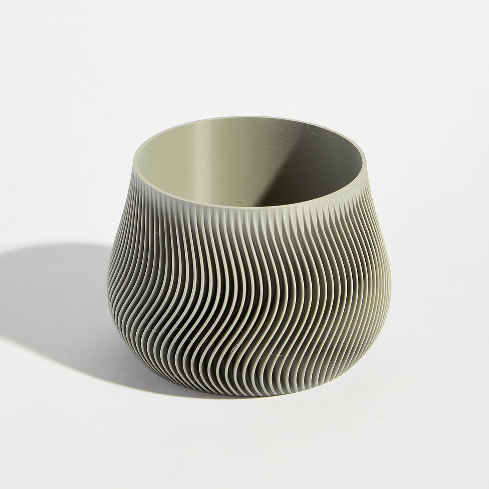 Thumbnail: Groovy Plant Pot - Ash Gray