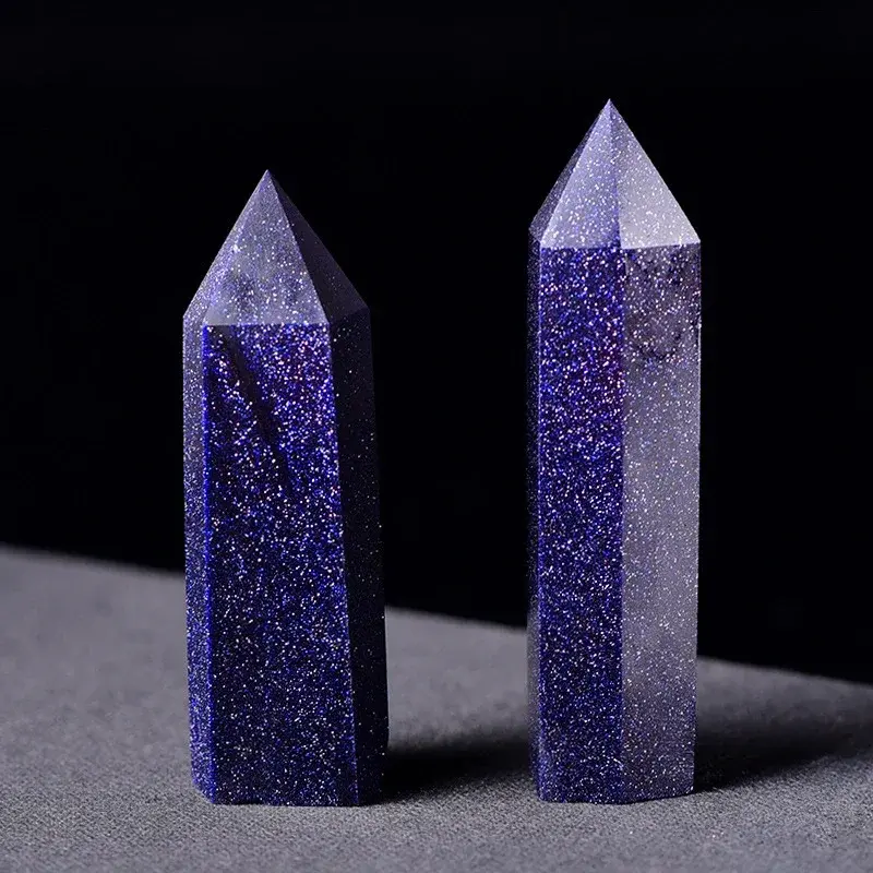 Thumbnail: Natural Stone and Crystals Point Wand Witchcraft Rose Quartz Amethyst Home Decor