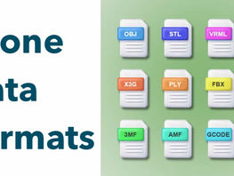 Types of Drone Data Export Formats