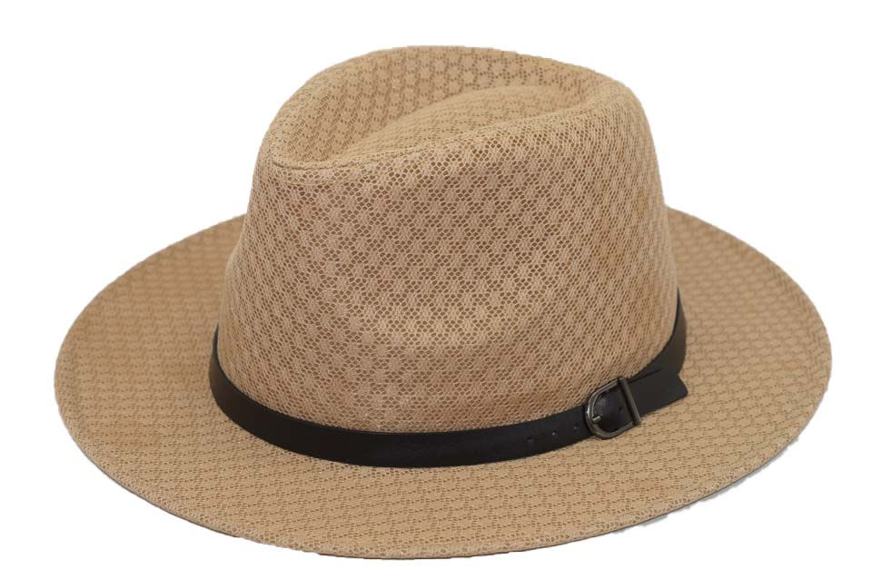 Thumbnail: Mesh Wide Brim Fedora Style # 21135