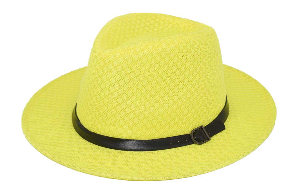 Thumbnail: Mesh Wide Brim Fedora Style # 21135