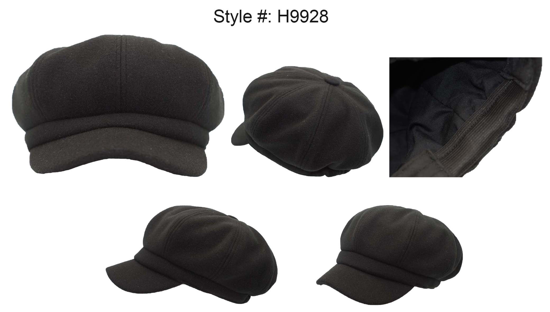 H9928 Wool AppleJack Newsboy