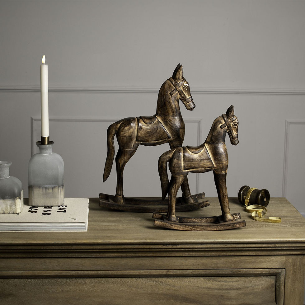 Thumbnail: Natural Rocking Horse