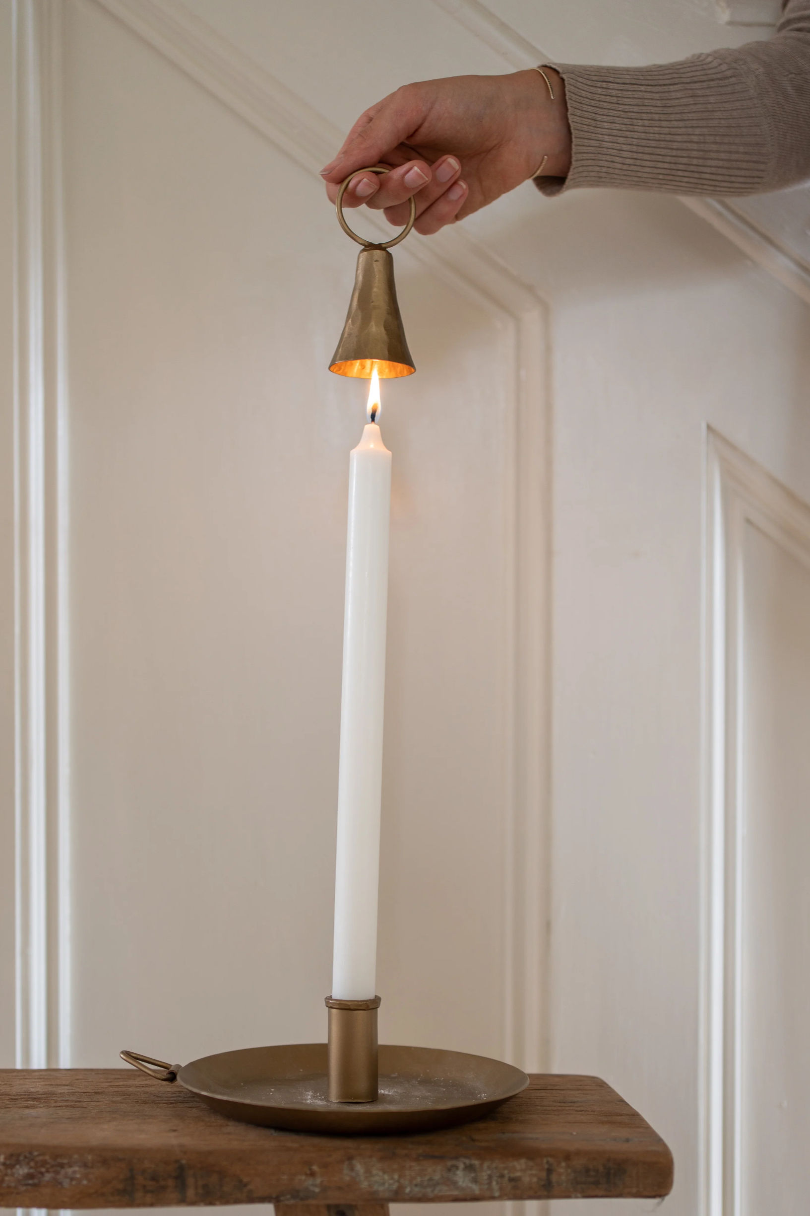 Antique Bell Candle Snuffer