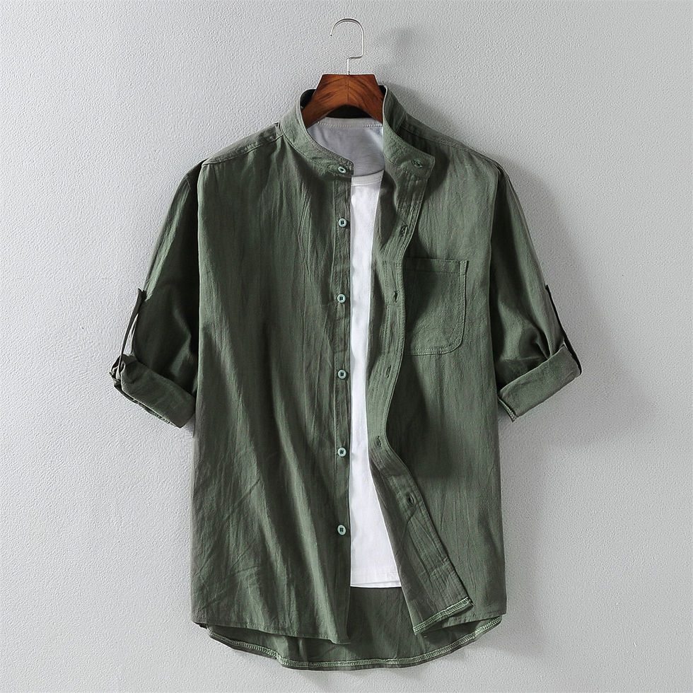 Miniatura: Camisa  gola de cinco pontos