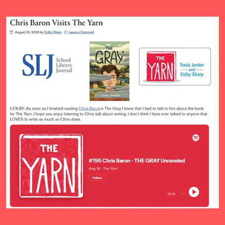 With Colby Sharp on School Library Journal's, THE YARN PODCAST!