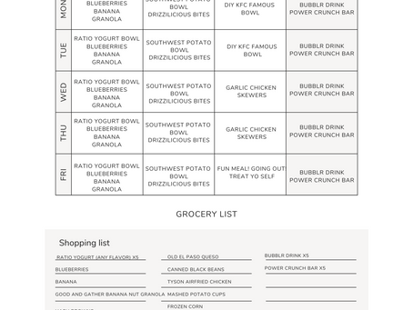 Another Weekly Meal Prep Ideas
