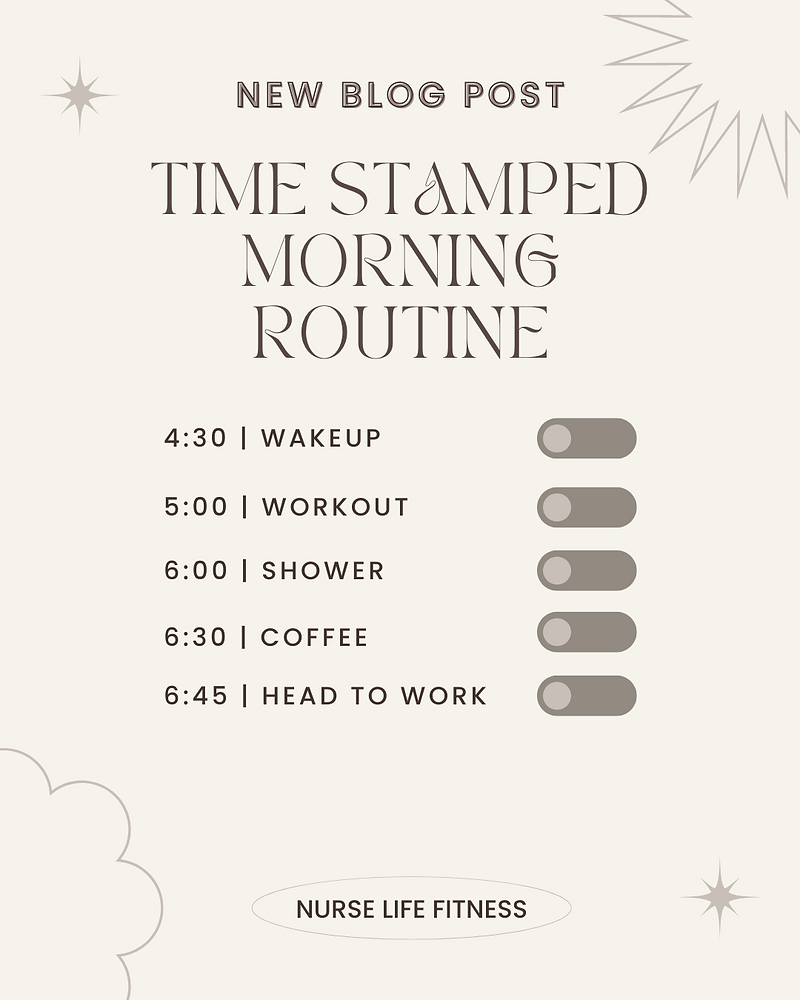 Provider Morning Task Time-Stamped Morning as a PACU Nurse