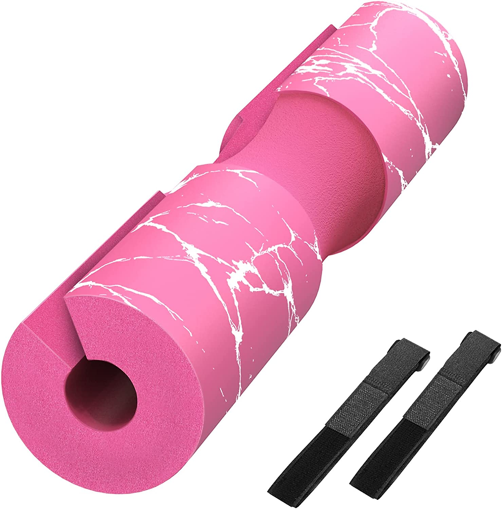 hot pink barbell pad