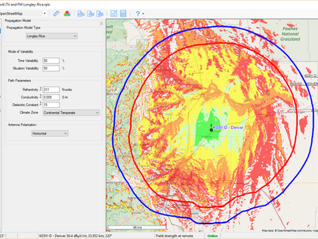 RadioPlanner 2.1 update 190927. Longley-Rice propagation model.