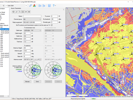 RadioPlanner 2.1. Mobile and Broadcast Networks Planning