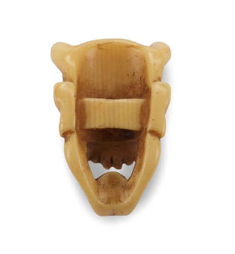 Small Noh Mask Netsuke of Hannya for sale | Z&R Netsuke