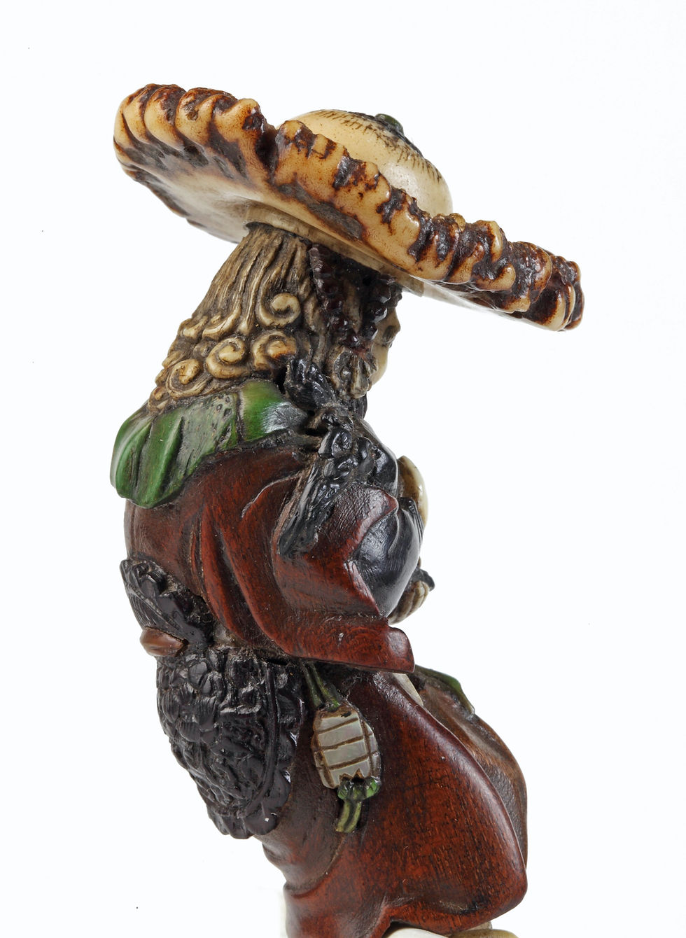 Miniatura: Tonkotsu and Dutchman netsuke by Hasegawa Ikko