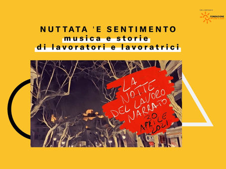 L’ottava edizione de “La Notte del Lavoro Narrato” fa tappa a Portici