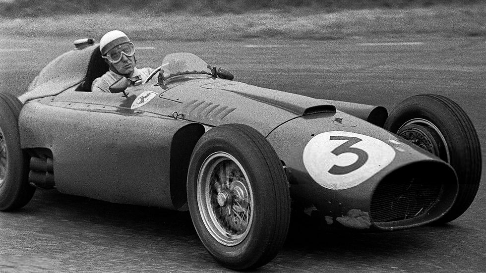 Grand Prix de Grande-Bretagne 1956 | Ferrari D50 | Photo : Bernard Cahier