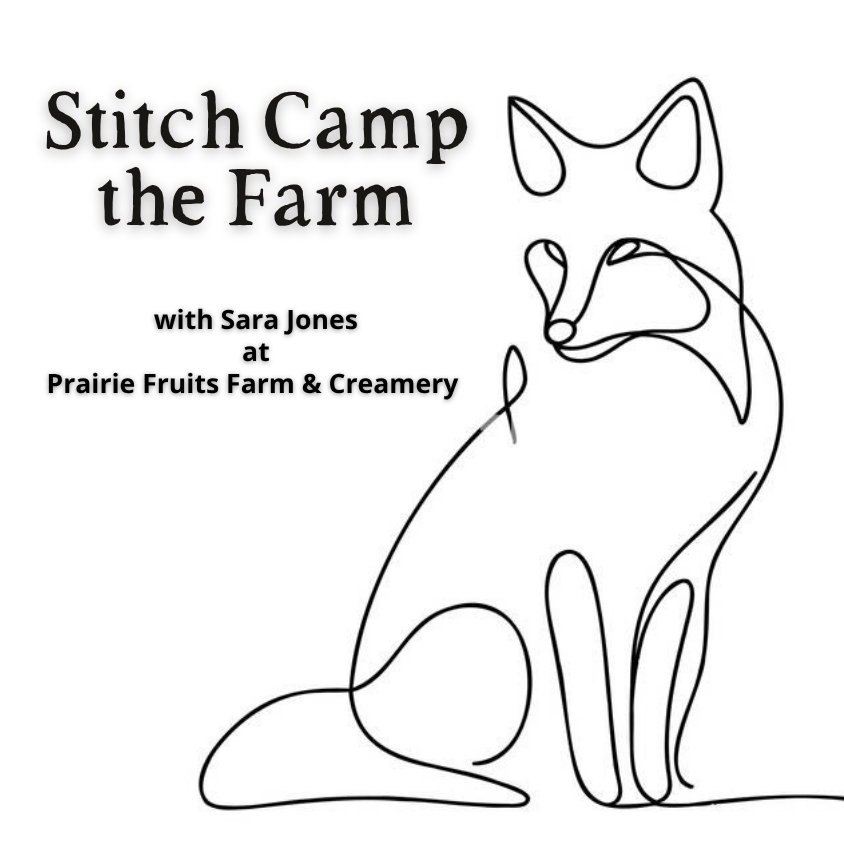 Stitch Camp at the Farm: Embroidered Fox Workshop