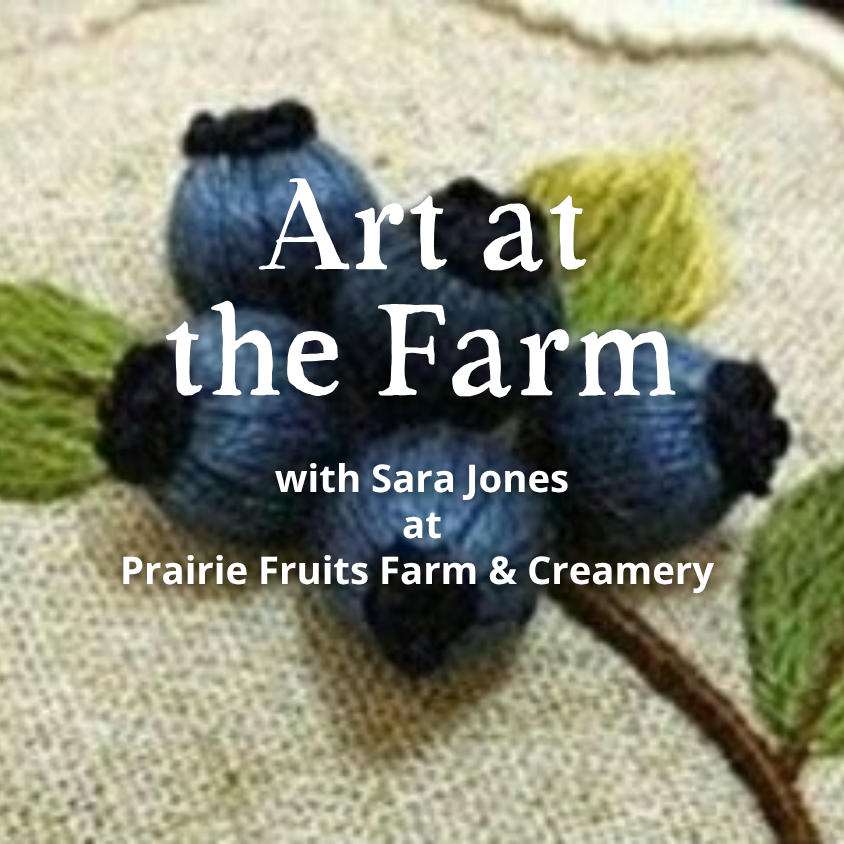 Art at the Farm: Embroidered by Nature: Berried Treasure