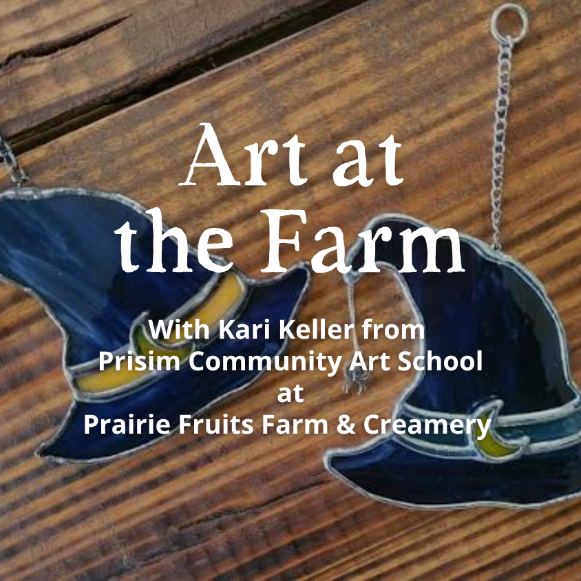 Art at the Farm: Stained Glass Witch Hat Suncatcher