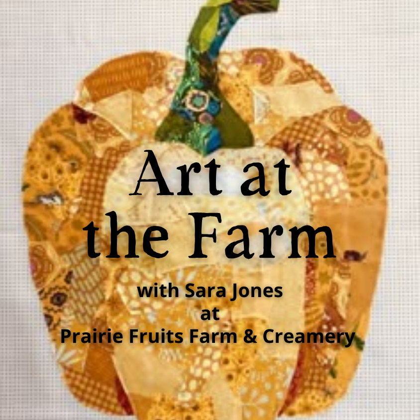 Art at the Farm: Vegetable Fabric Collage (Relaxation Crafting)