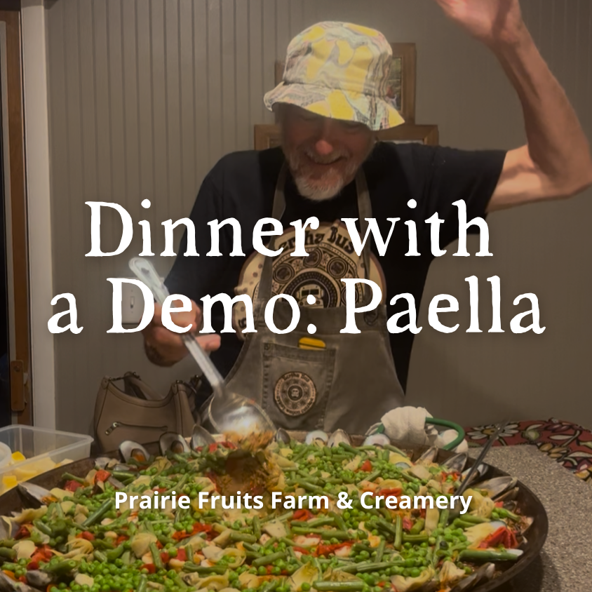 Paella Dinner & Cooking Demo with Chef Peter Glatz