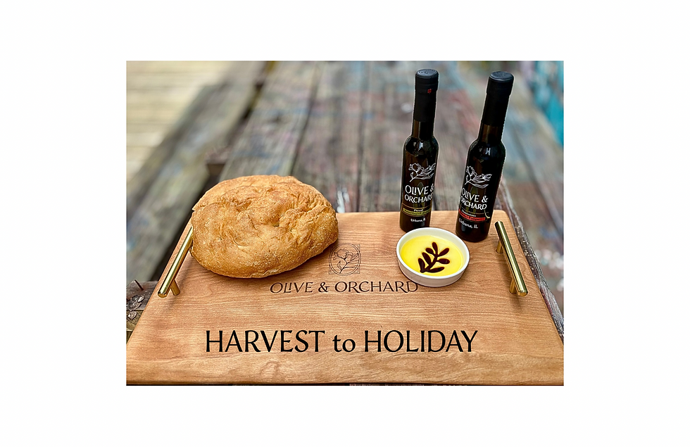 Harvest to Holiday: Appetizers, Small Bites & Sips with Olive & Orchard