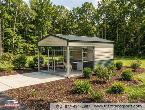 12'WX20'LX8'H VERTICAL ROOF SKU 089 | Tri State Carports