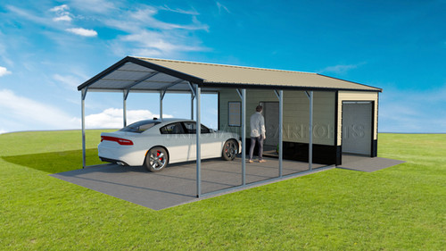 18wx30lx8h Vroof 10ft Storage Tristatecarports