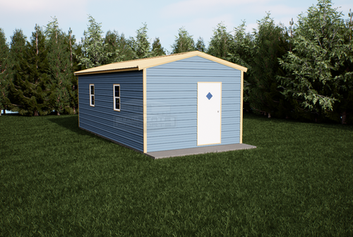 12'WX25'LX8'H VERTICAL ROOF | Tri State Carports
