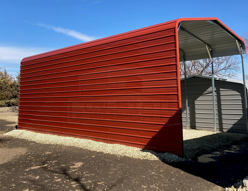 18'WX36'LX12'H REGULAR STYLE CARPORT SKU 116 | Tri State Carports