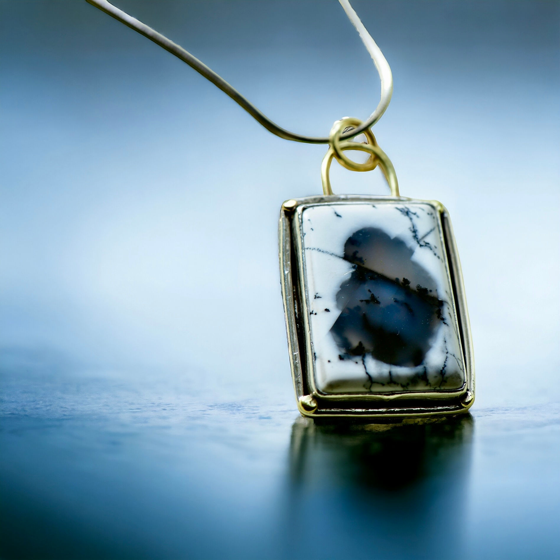 31.	Dendritli Opal Kolye 