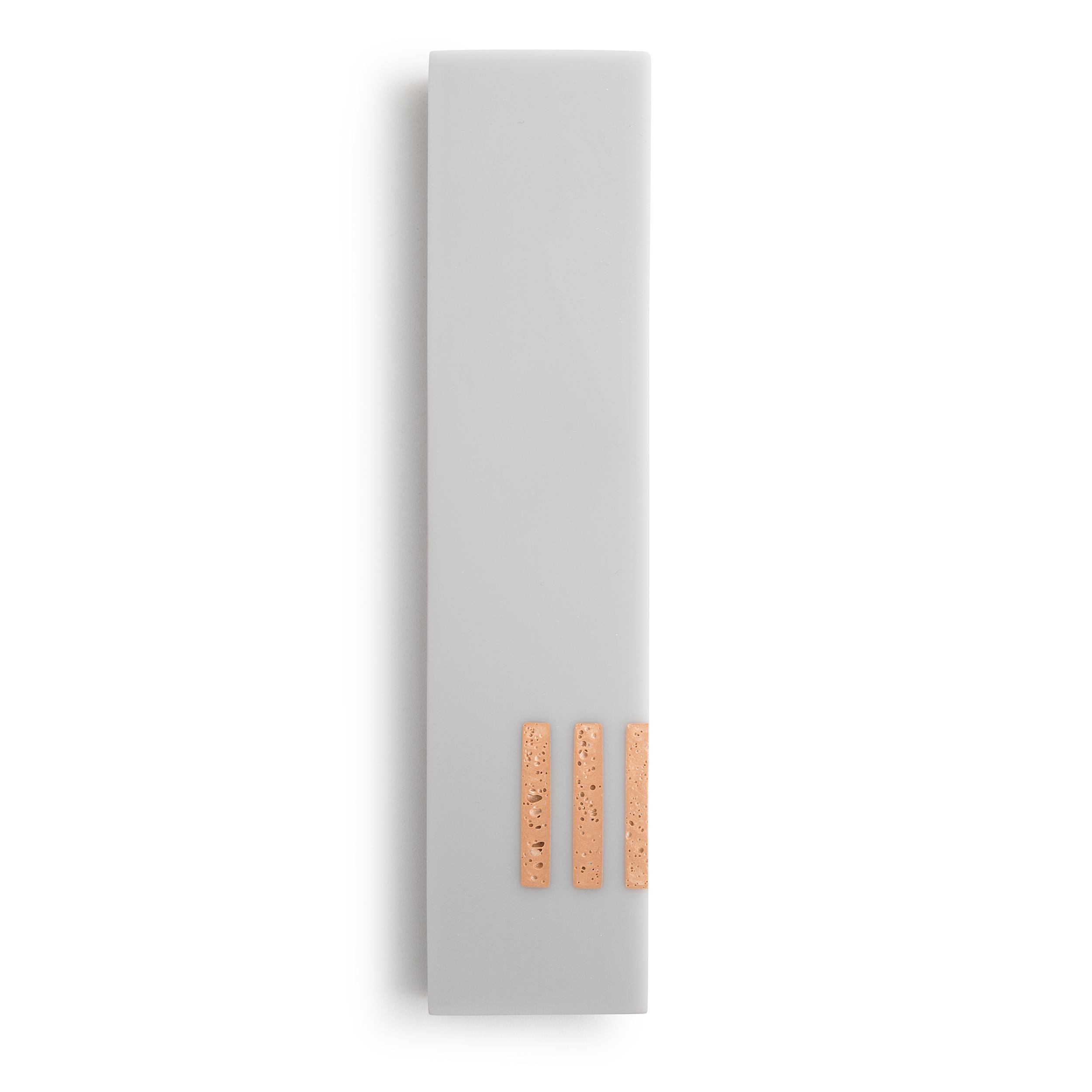 MEZUZAH Gray Wide | Shin Champagne Side