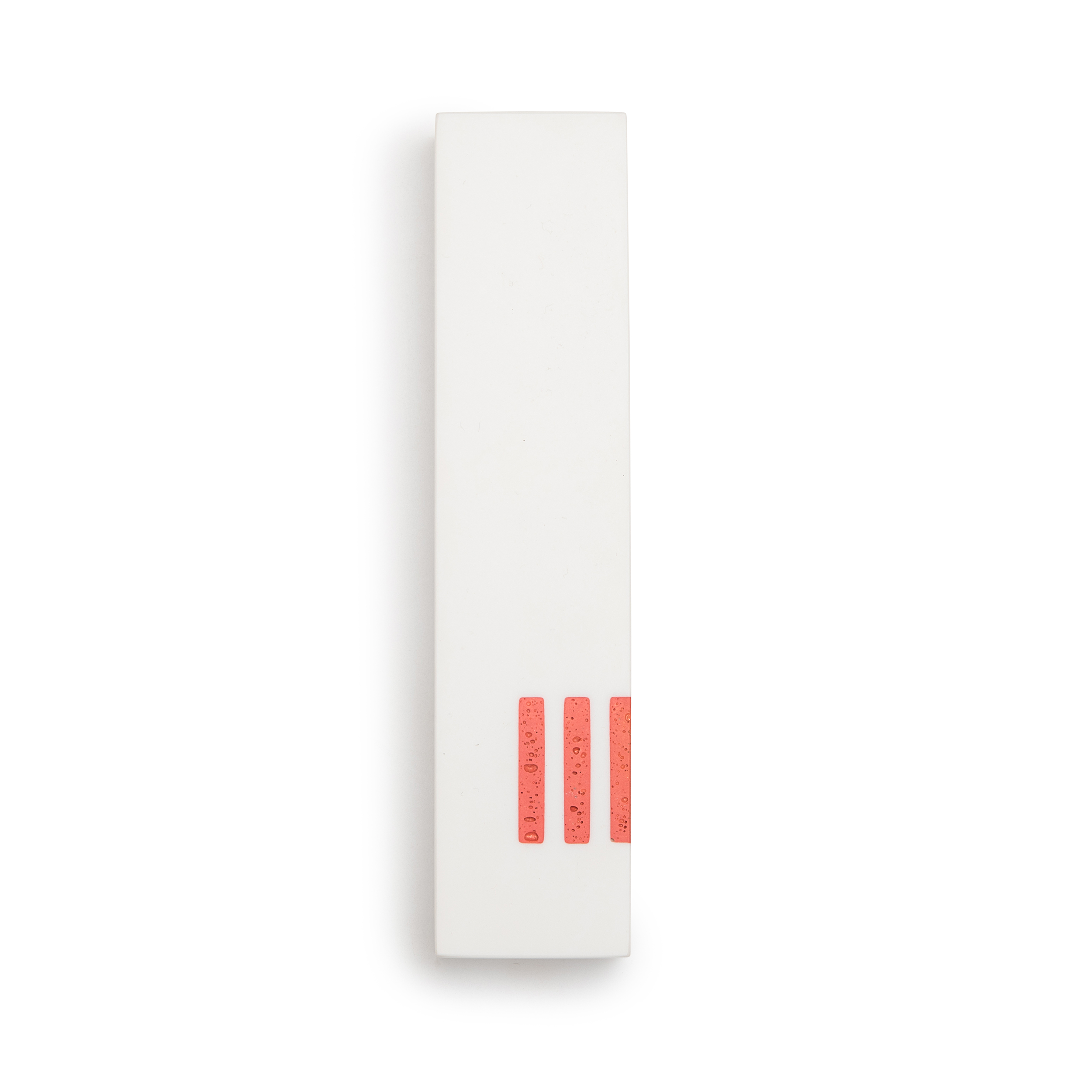 Mezuzah White Wide | Shin Orange Side
