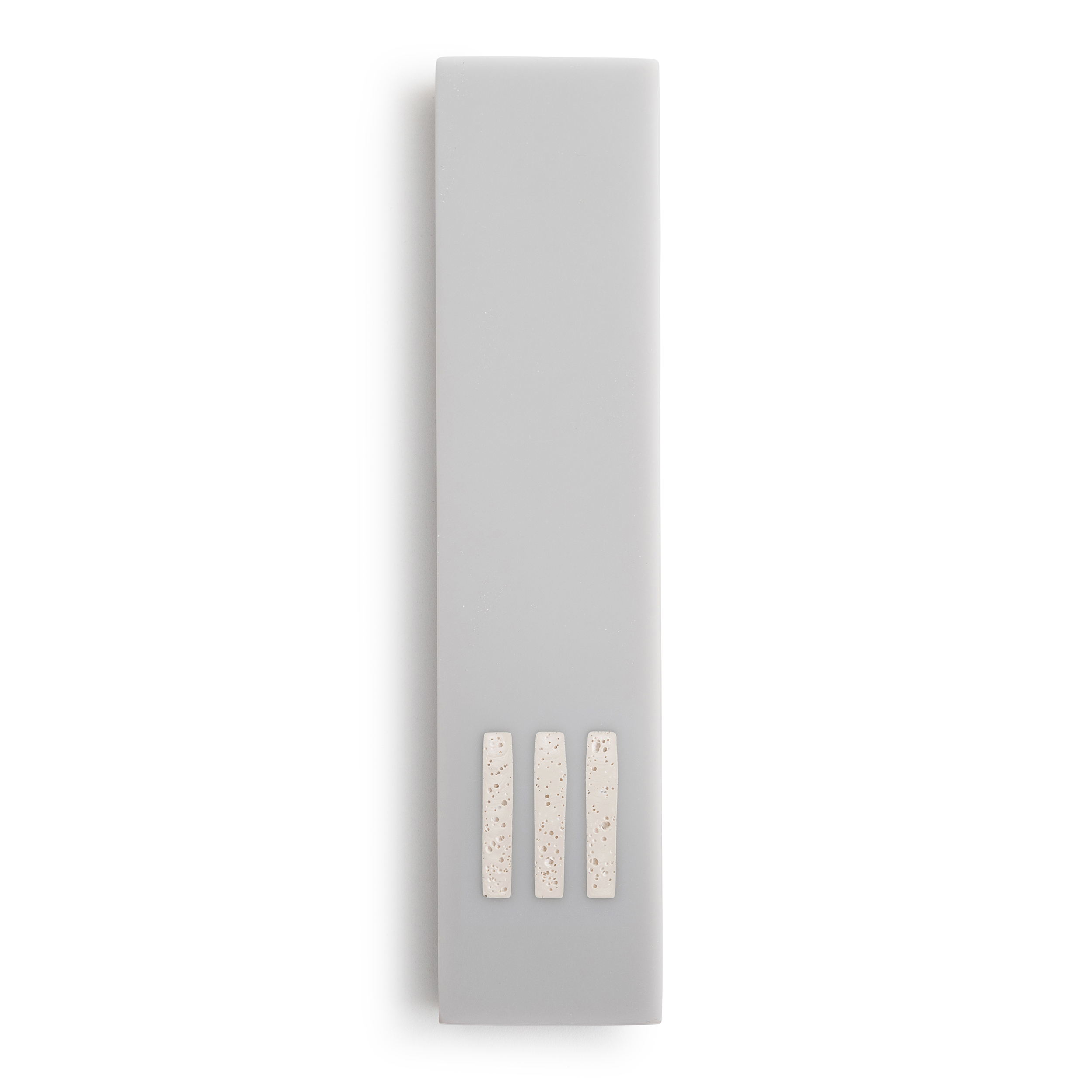 MEZUZAH Gray Wide | Shin White Center