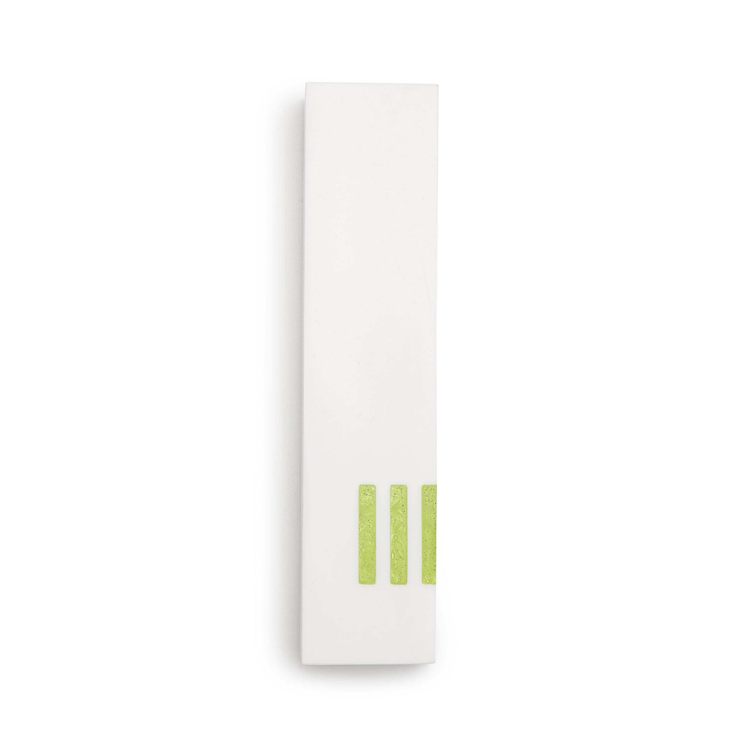 MEZUZAH White Wide | Shin Green Side