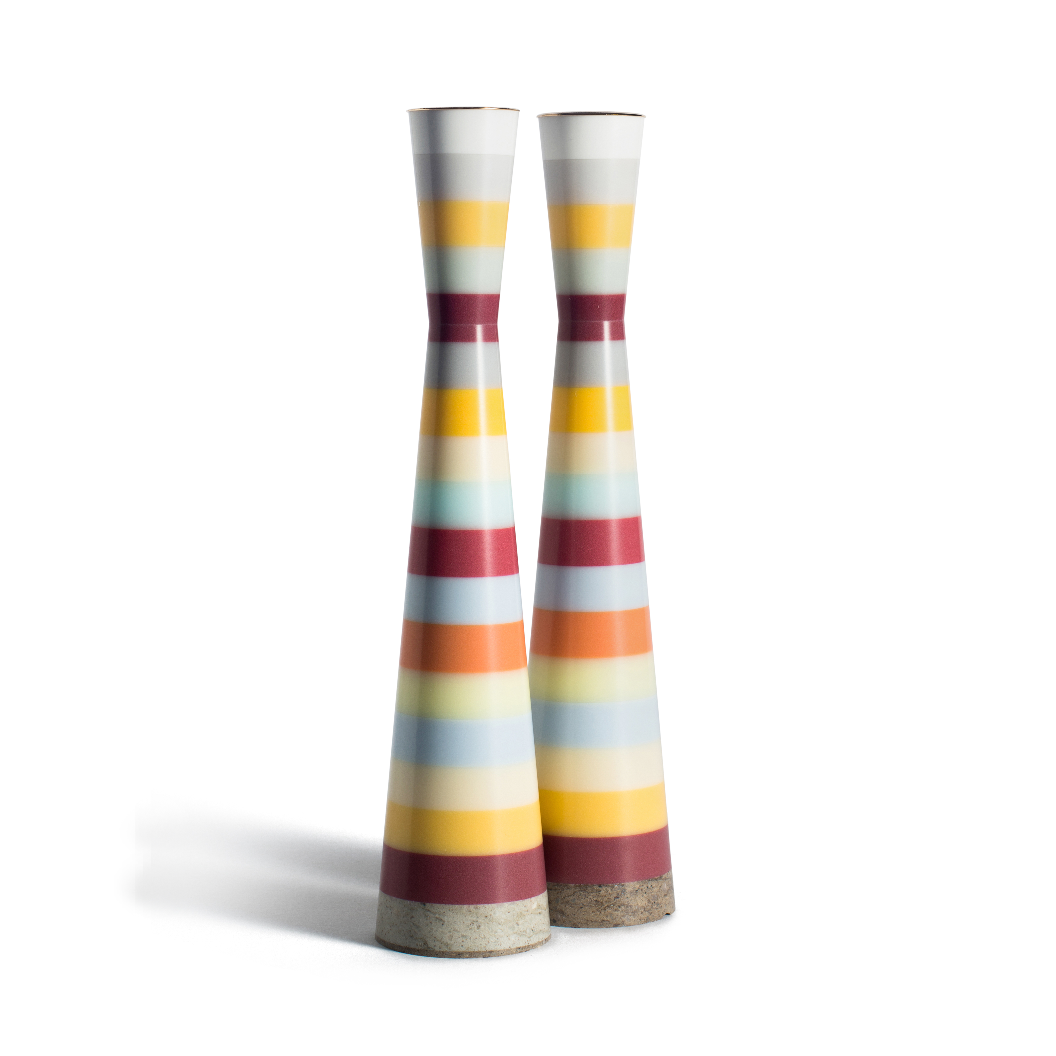 PAMOT | זוג פמוטים | פסים צבעוני