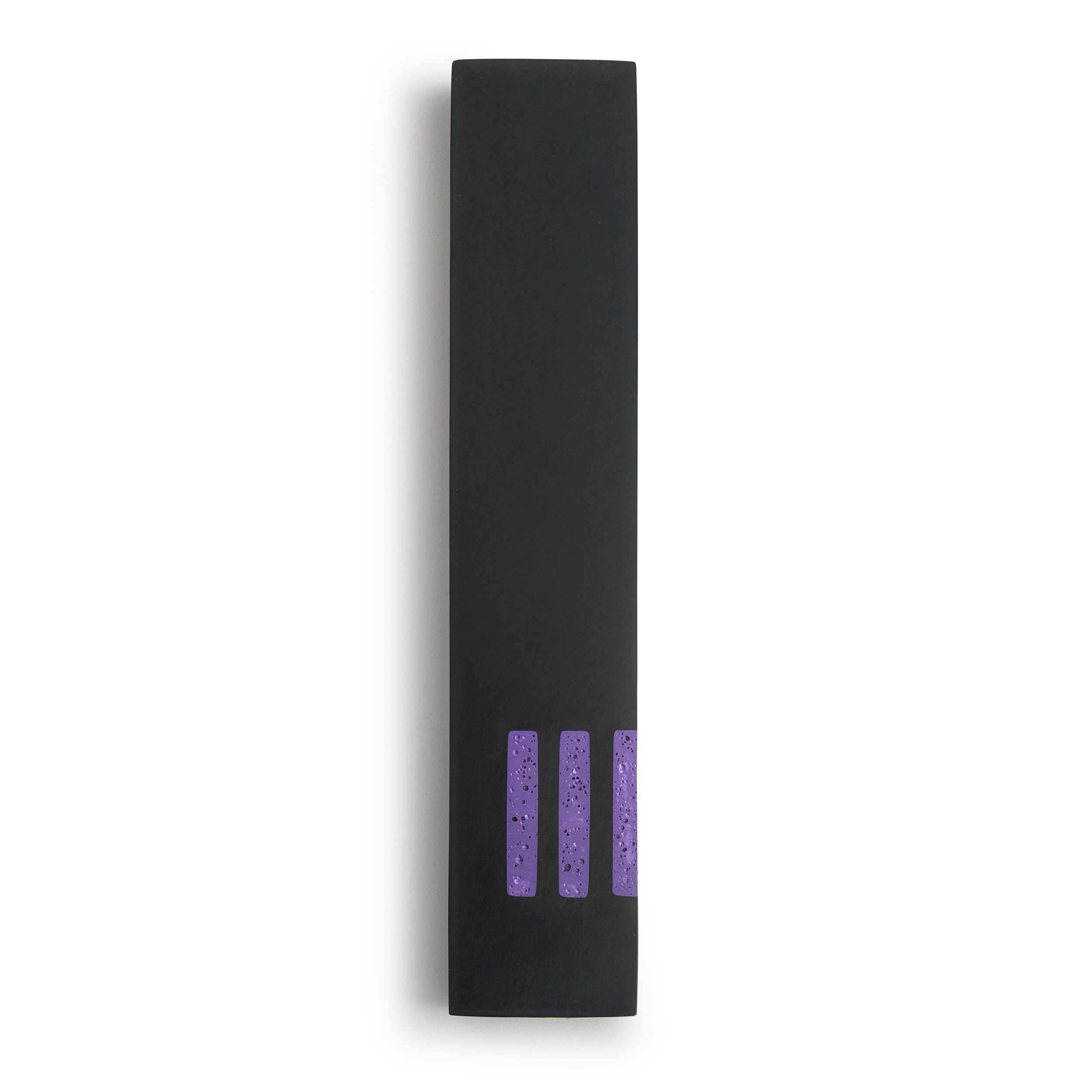MEZUZAH Black Narrow | Shin Purple Side