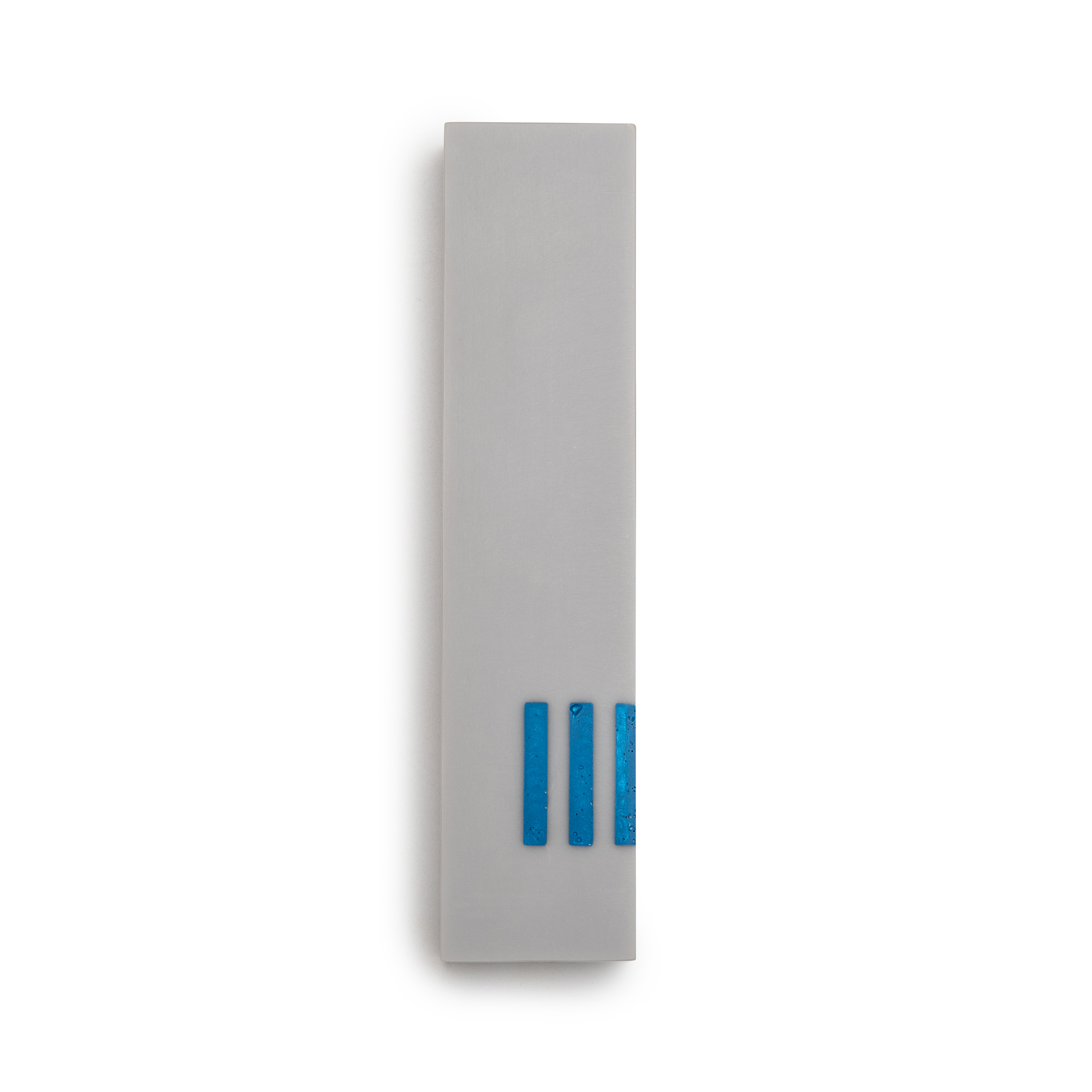 MEZUZAH Gray Wide | Shin Blue Side