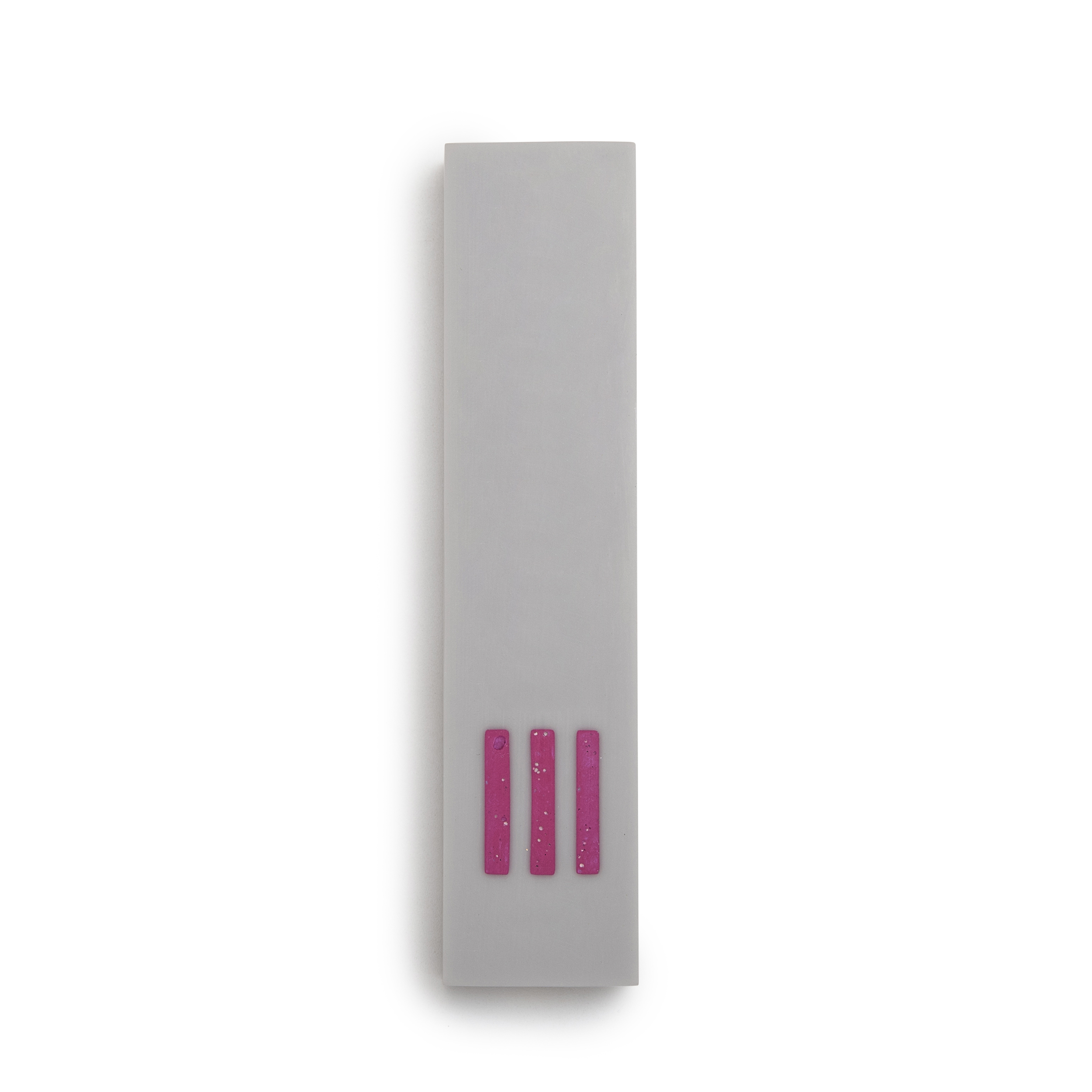 MEZUZAH Gray Wide | Shin Pink Center