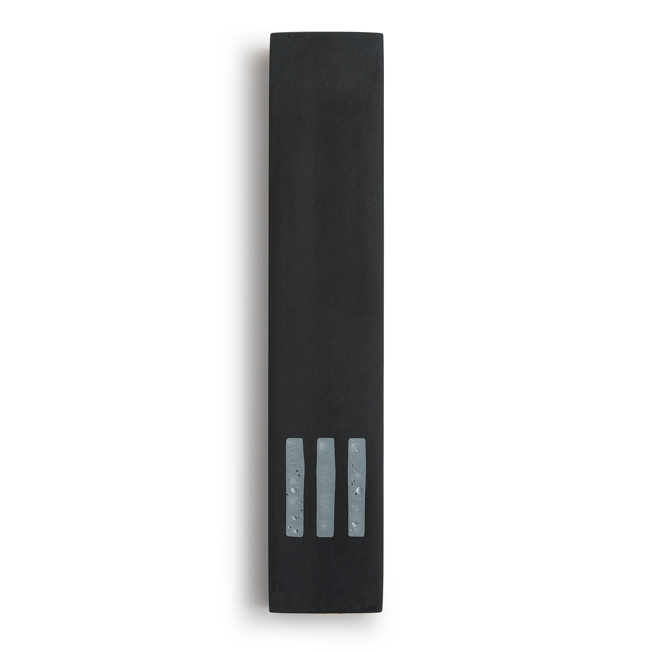 MEZUZAH Black Narrow | Shin Gray Center