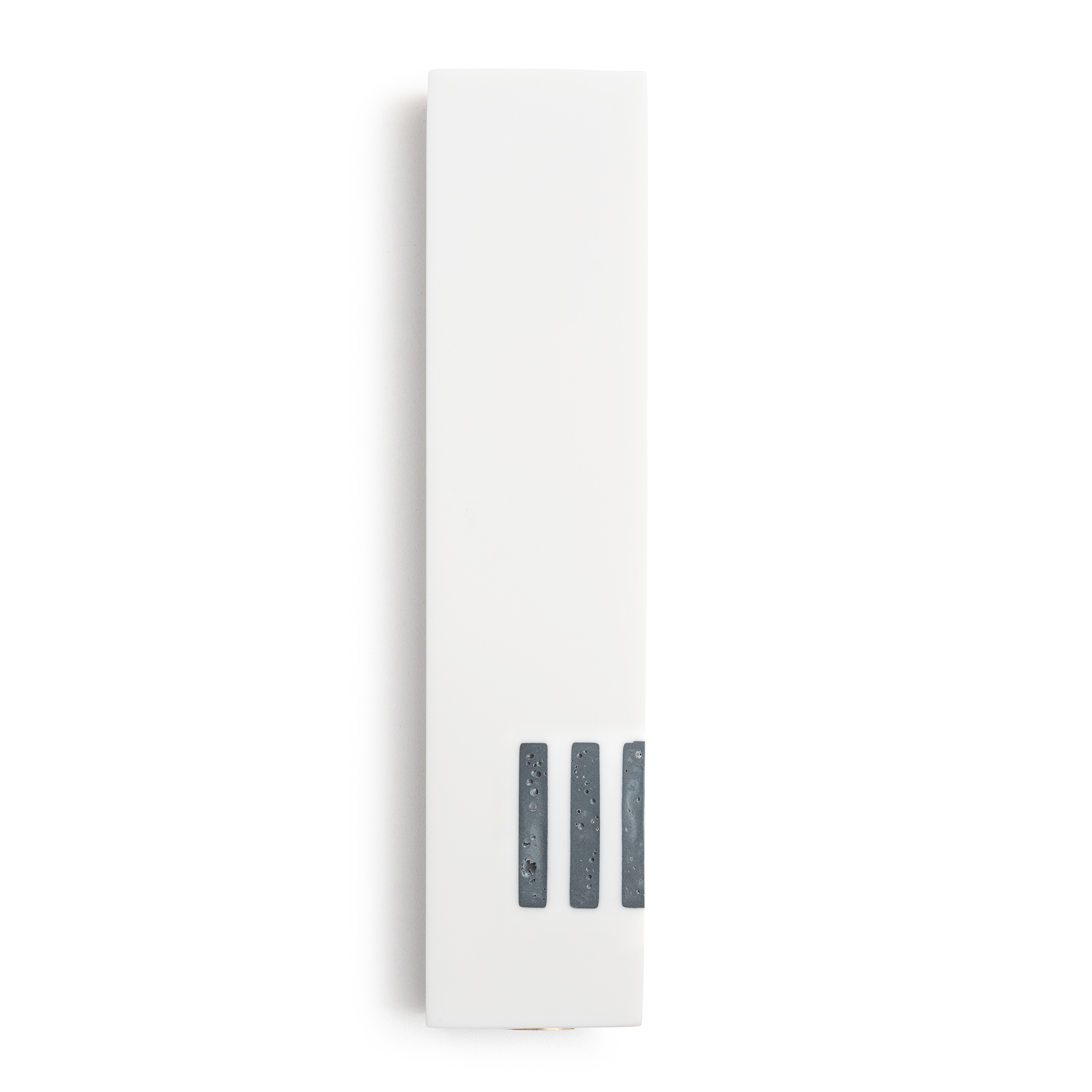 MEZUZAH White Wide | Shin Gray Side