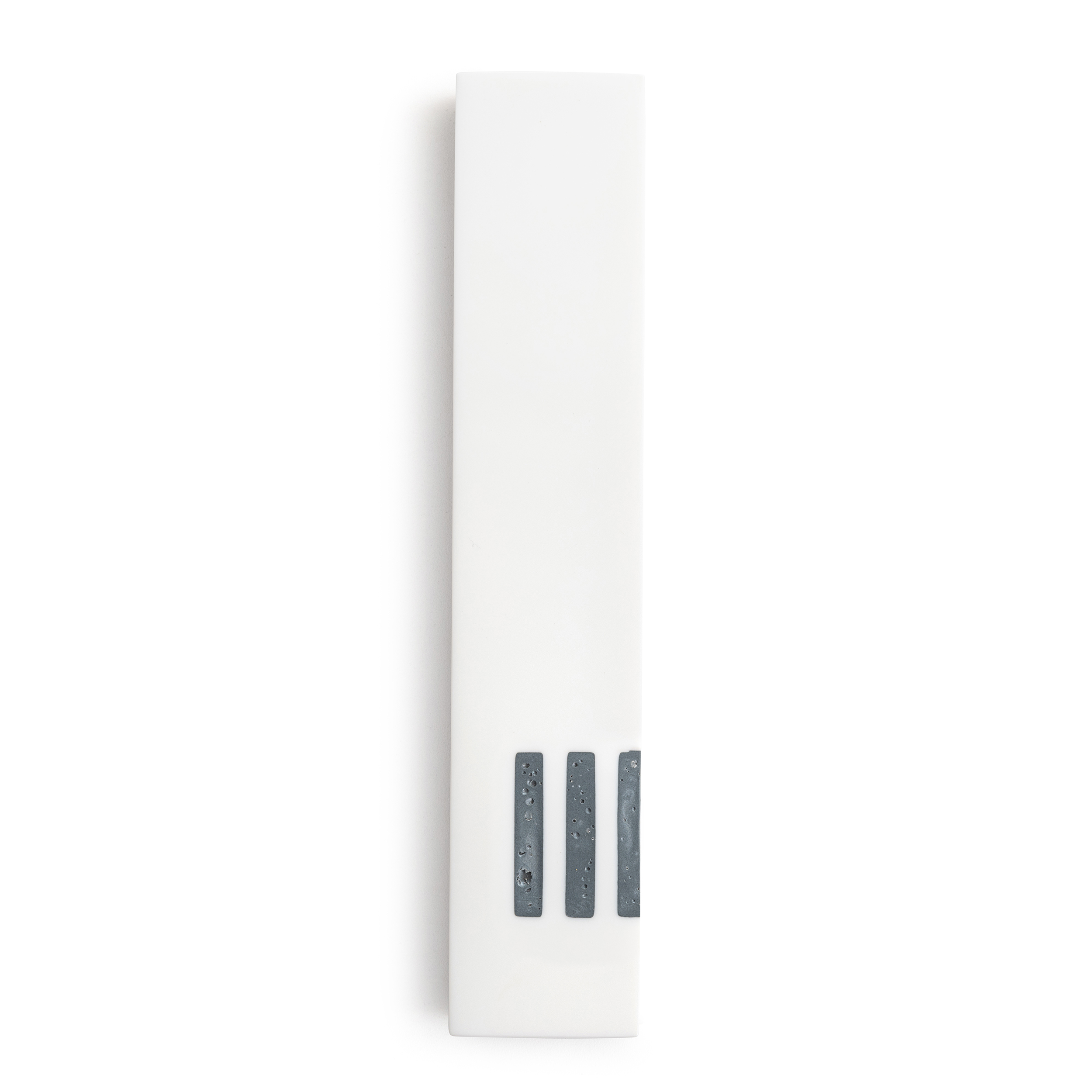 MEZUZAH White Narrow | Shin Gray Side