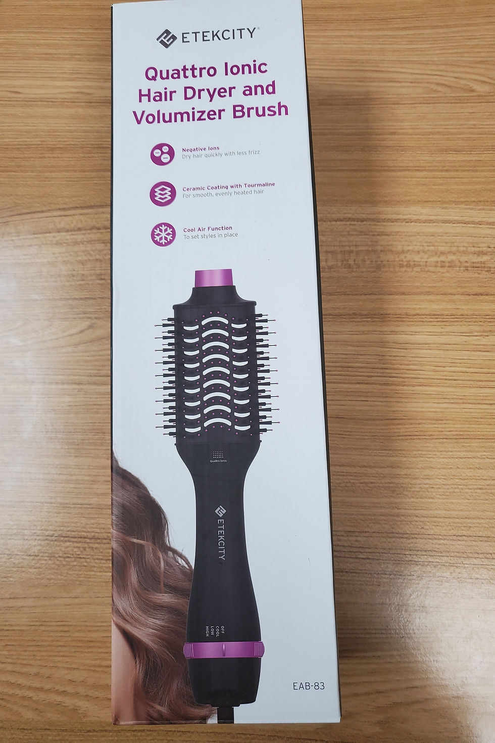 Quattro Ionic Hair Dryer and Volumizer Brush