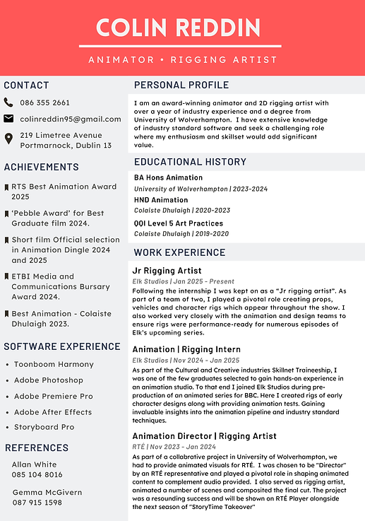 Colin Reddin CV.png