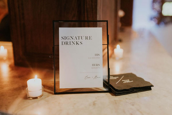 signature drinks