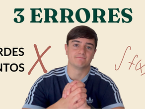 3 errores típicos en integrales en Selectividad (y cómo evitarlos)
