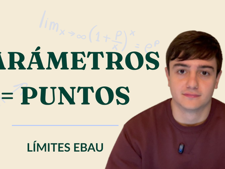 Límites con parámetros en Selectividad: el método que no falla
