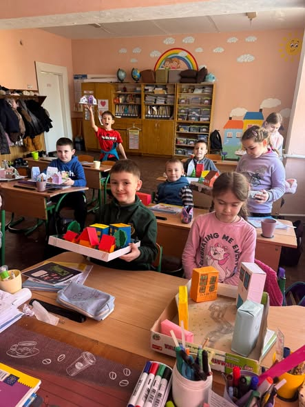 Після показового уроку учні 5-б класу виконали проєктну роботу “My eatwell plate”. Було цікаво і корисно