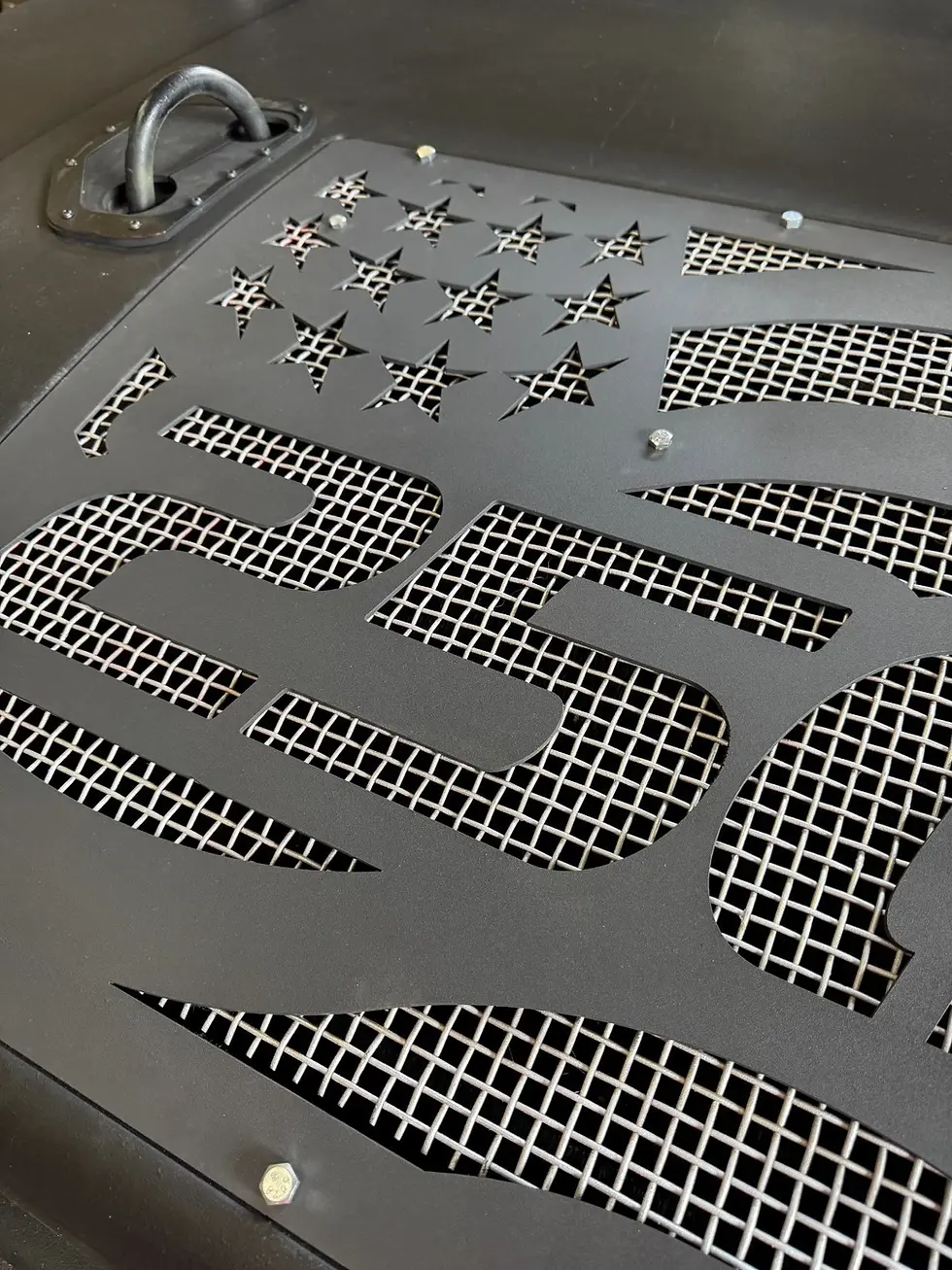 Thumbnail: Humvee Hood Vent / Grille Insert Panel – America’s 250th Anniversary Design